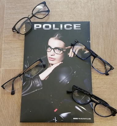 police glasses stock