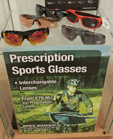 sports glasses stock